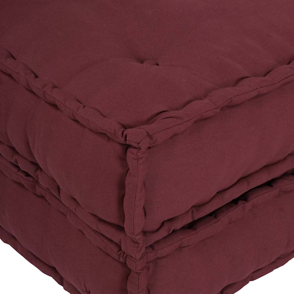 Modular Sofa Element Chestnut Brown 70x70x54 cm Fabric