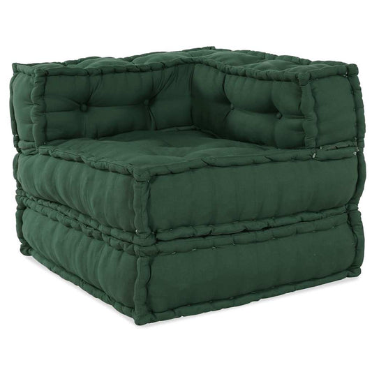 Modulares Sofaelement Grün 70x70x54 cm Stoff