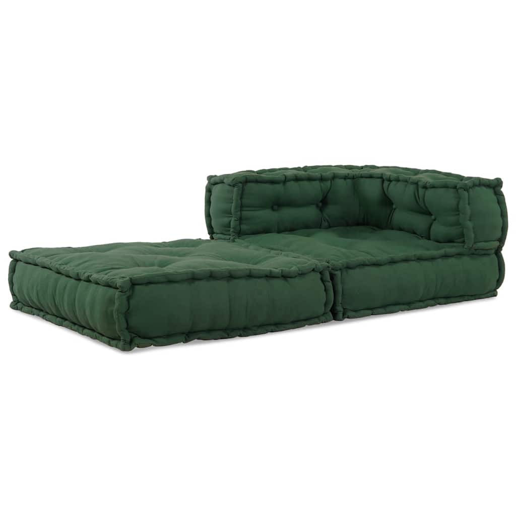 Modular Sofa Element Green 70x70x54 cm Fabric