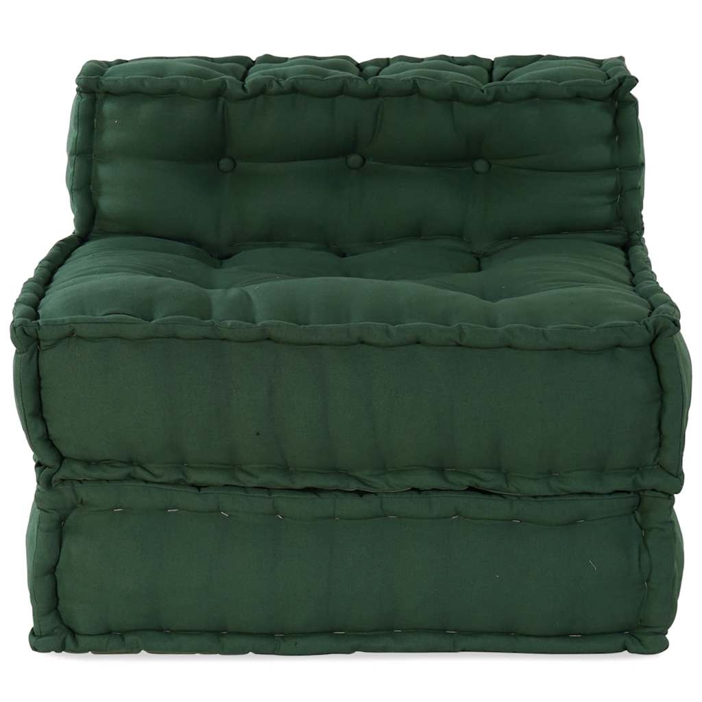 Modulares Sofaelement Grün 70x70x54 cm Stoff