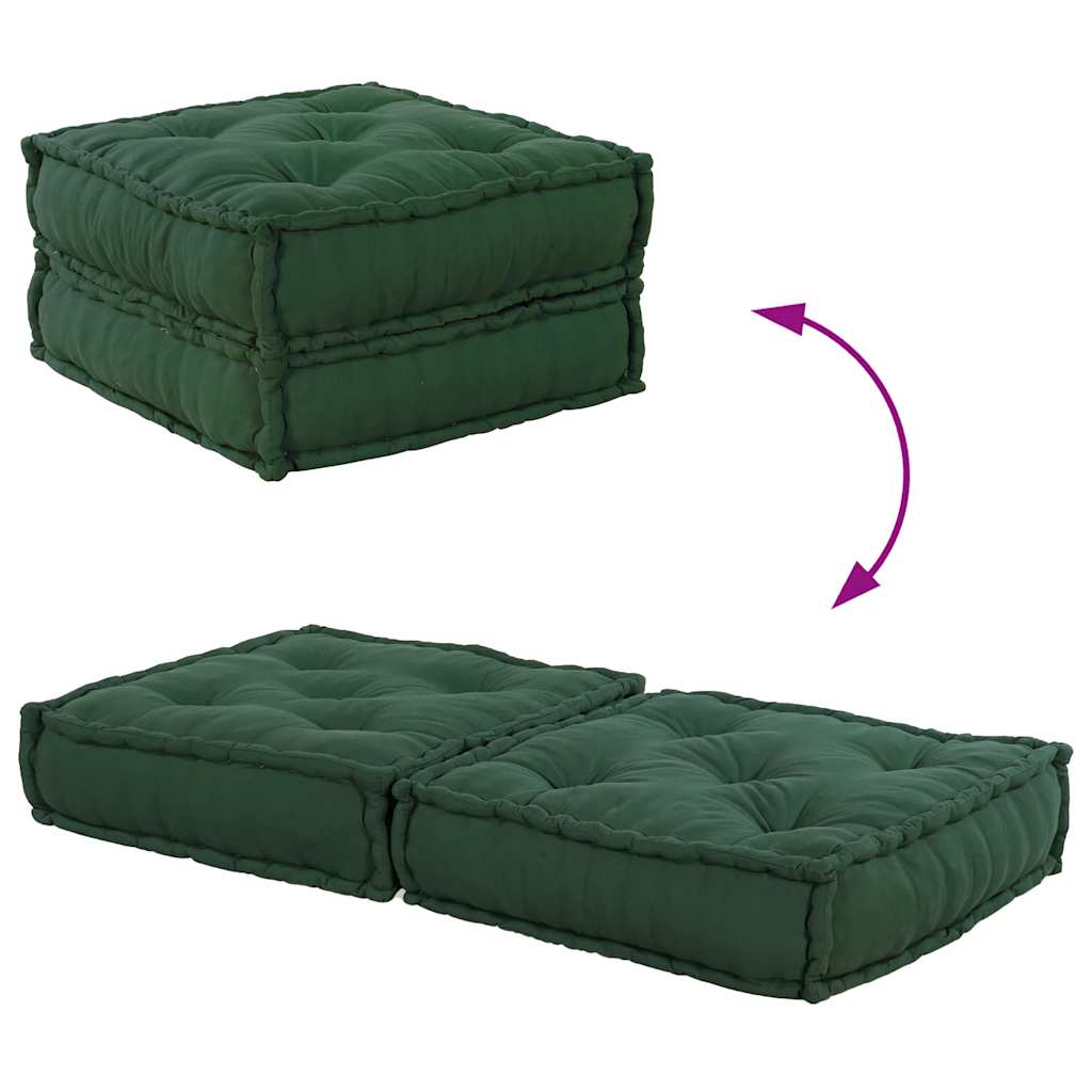 Modular Sofa Element Green 70x70x36 cm Fabric