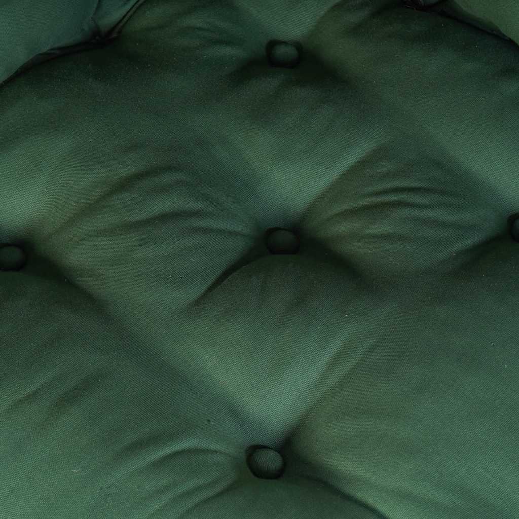 Canapé modulable 2 places vert 140x70x36 cm Tissu