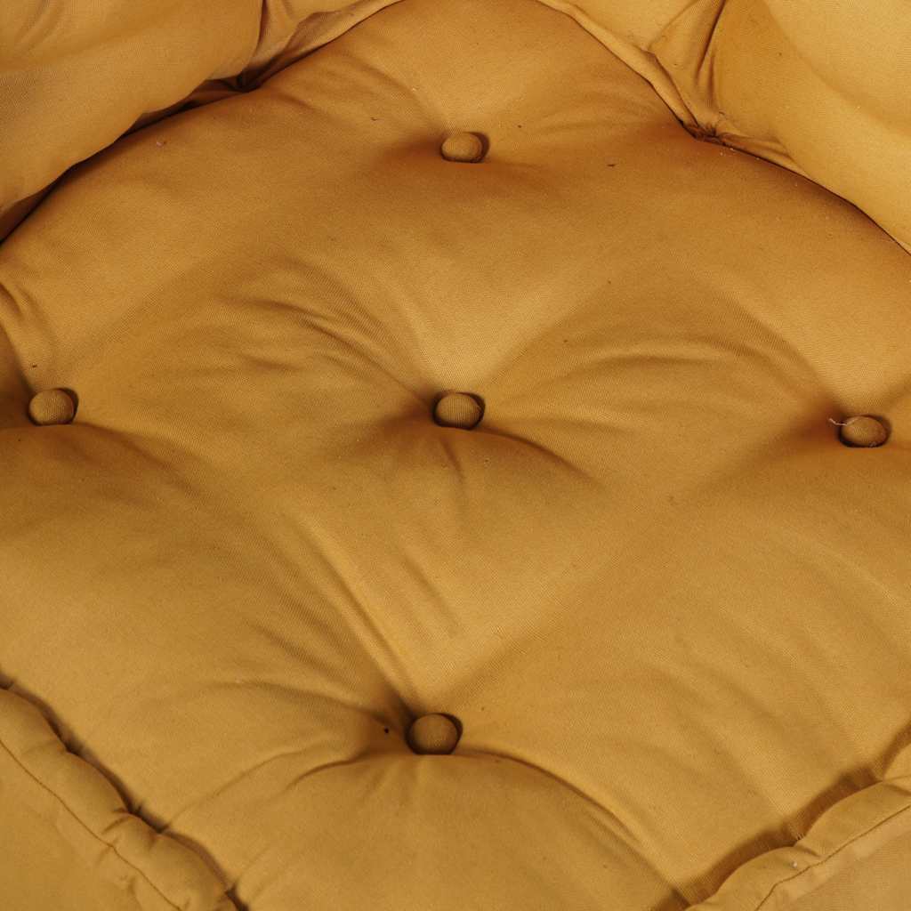 Élément de canapé modulaire jaune 70x70x54 cm Tissu