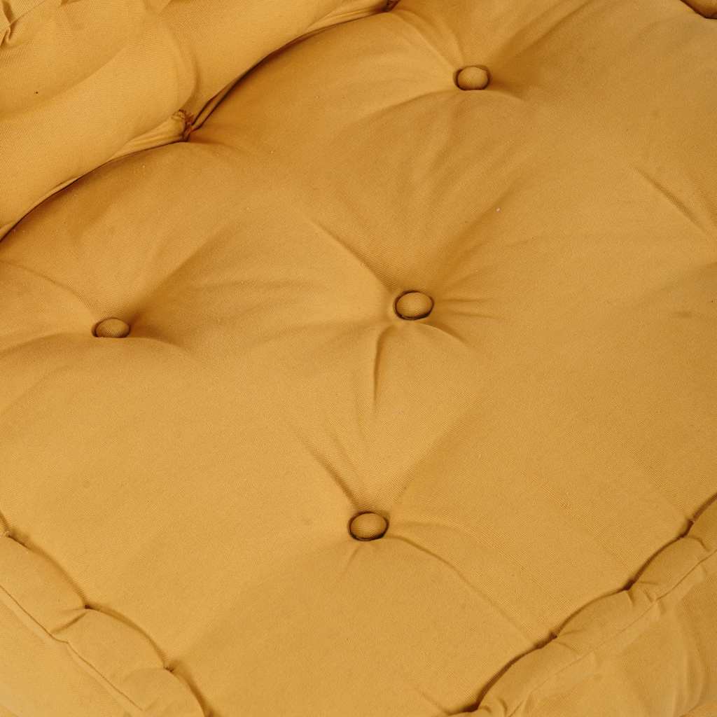 Modular Sofa Element Yellow 70x70x54 cm Fabric