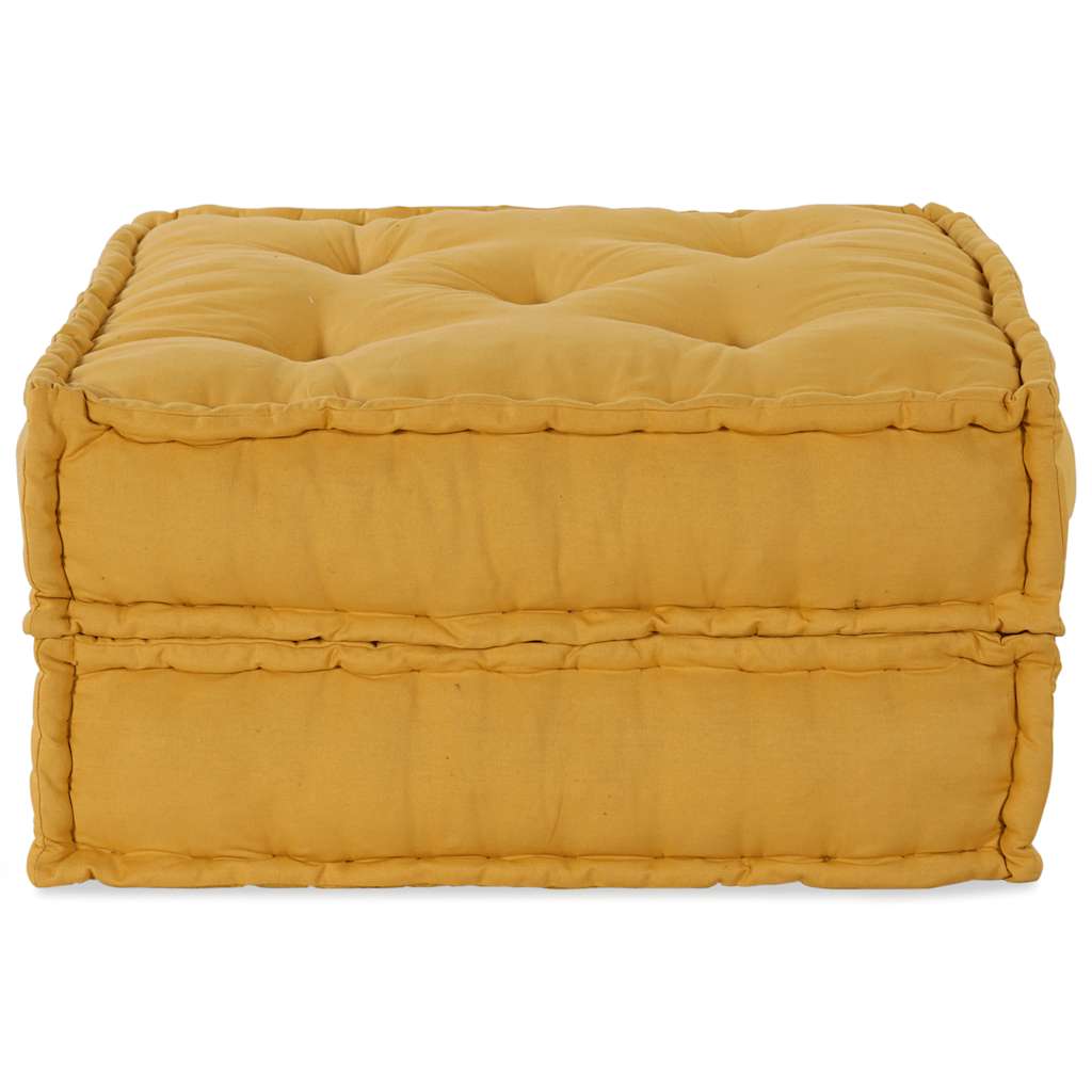 Modular Sofa Element Yellow 70x70x36 cm Fabric