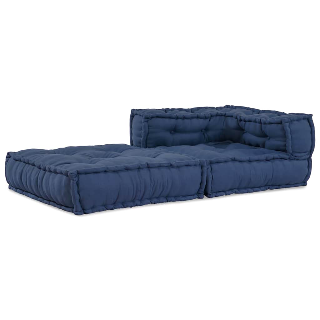 Canapé d'angle modulable Indigo 70 x 70 x 56 cm Tissu