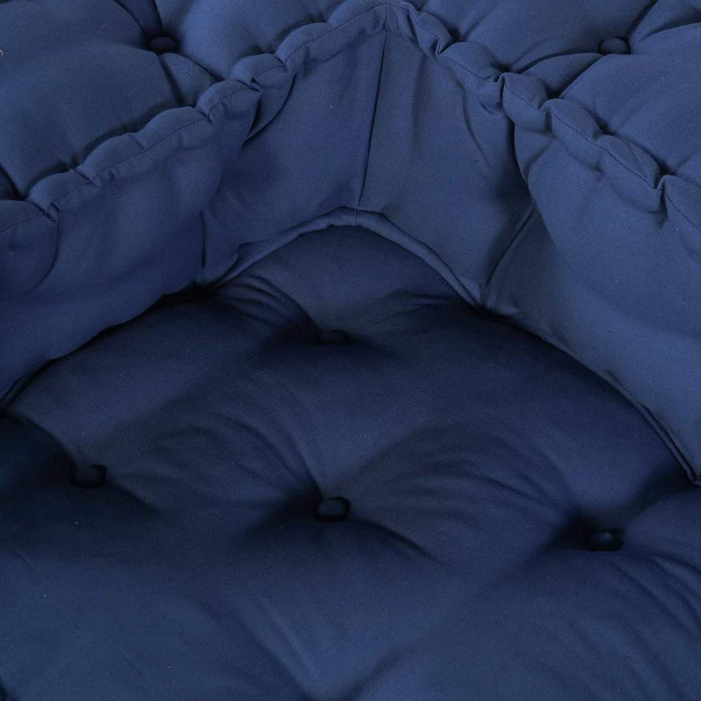 Canapé modulable 3 pcs Indigo 140 x 70 x 36 cm Tissu
