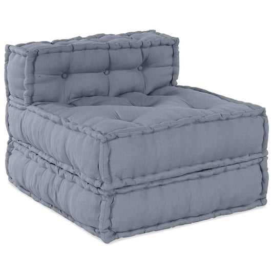 Modulares Sofa Grau 70 x 70 x 56 cm Stoff