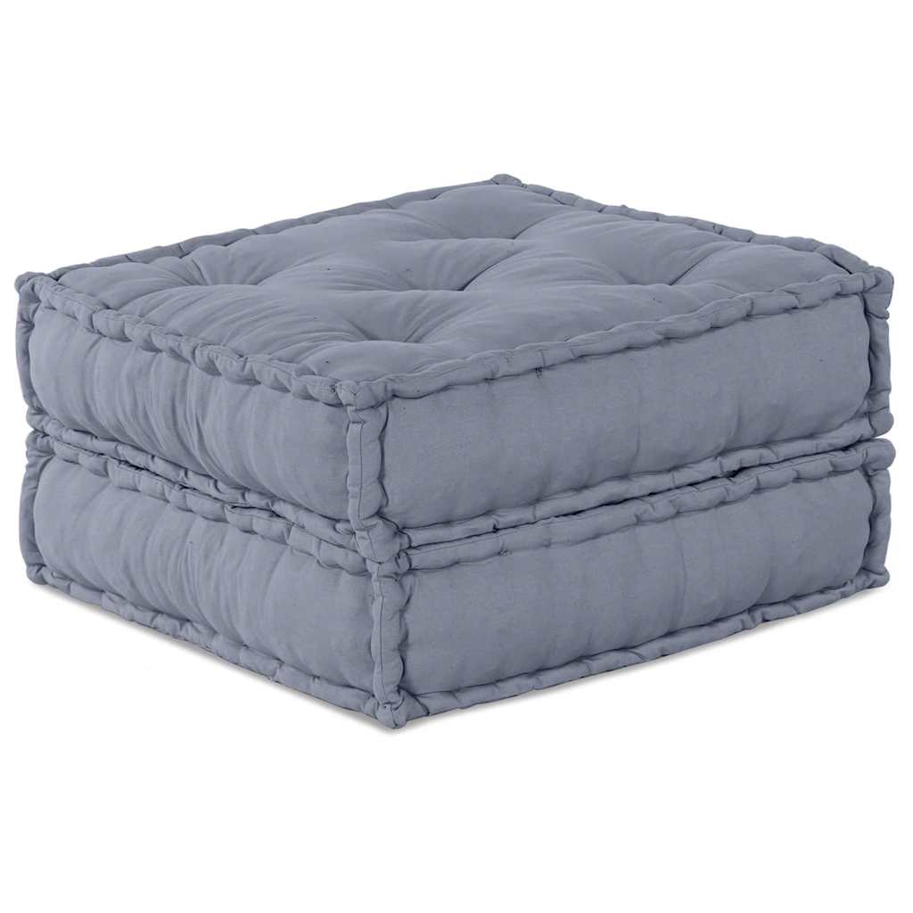 Canapé modulable gris 70 x 70 x 36 cm tissu