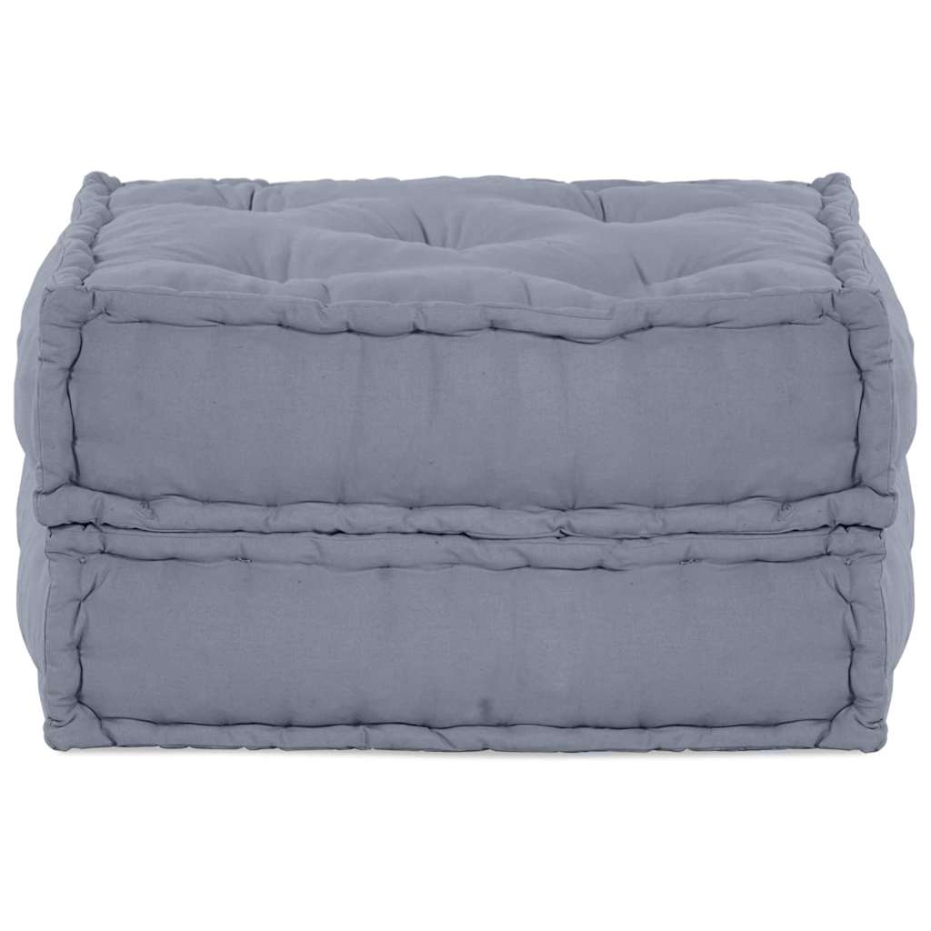 Canapé modulable gris 70 x 70 x 36 cm tissu