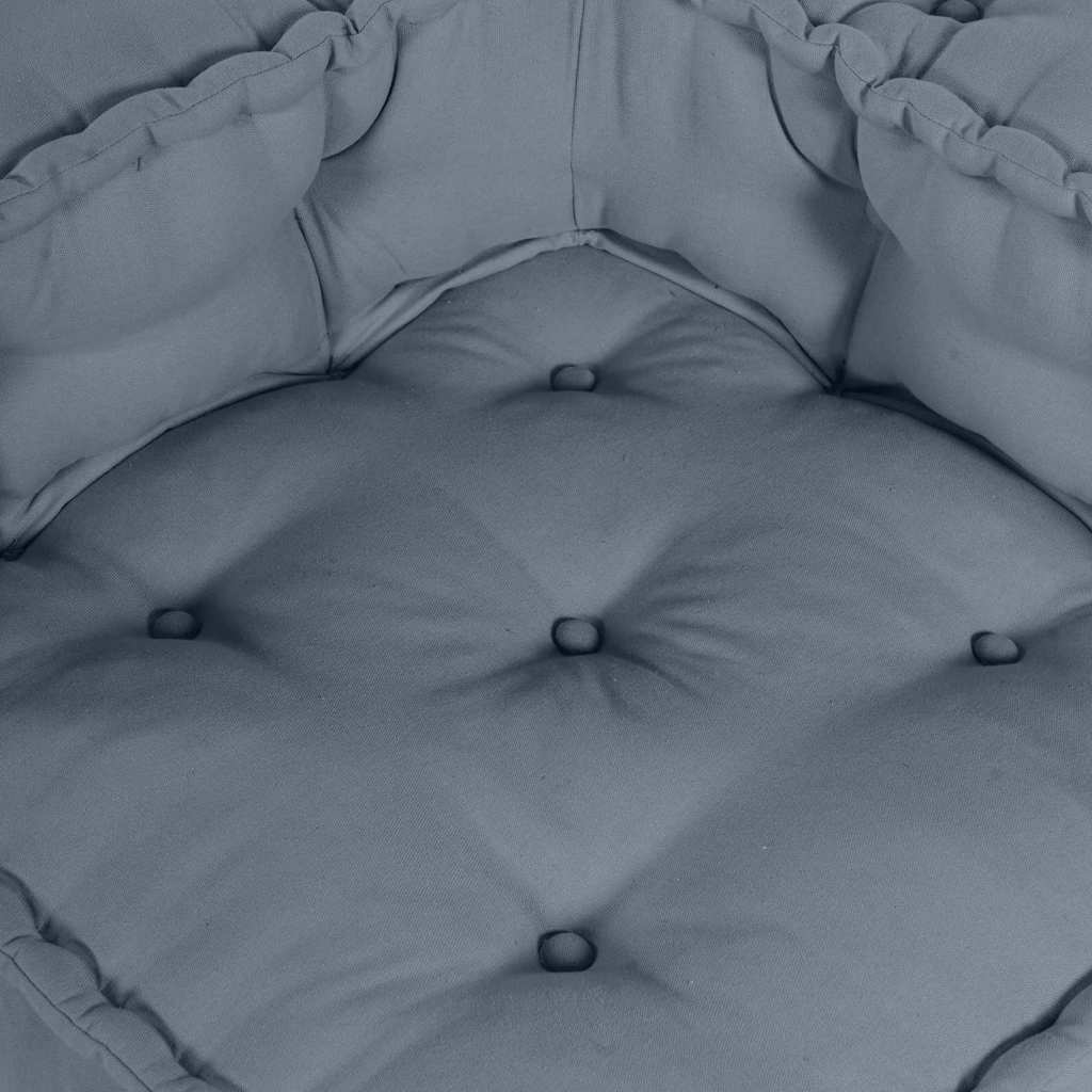 Modulares Sofa 3 pcs Grau 140 x 70 x 36 cm Stoff
