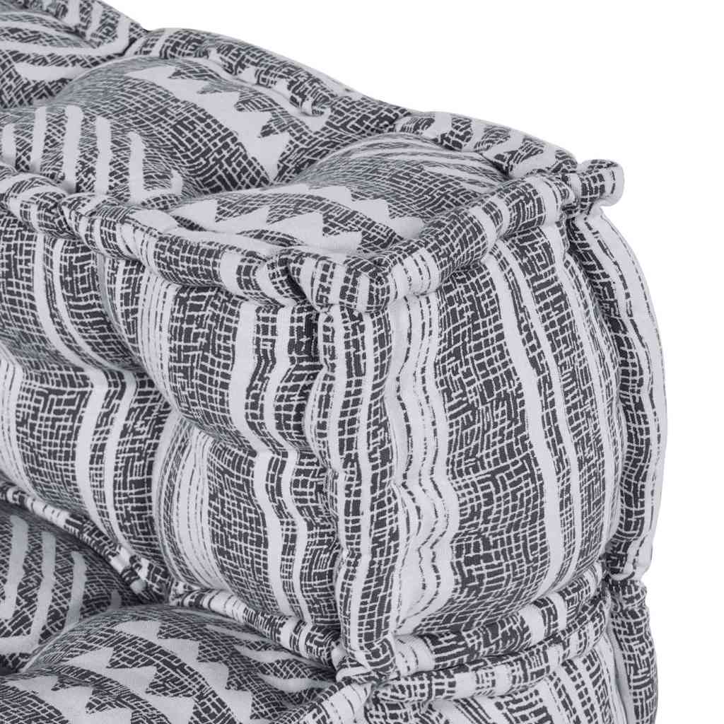 Canapé modulable gris Imprimé 70 x 70 x 56 cm Tissu