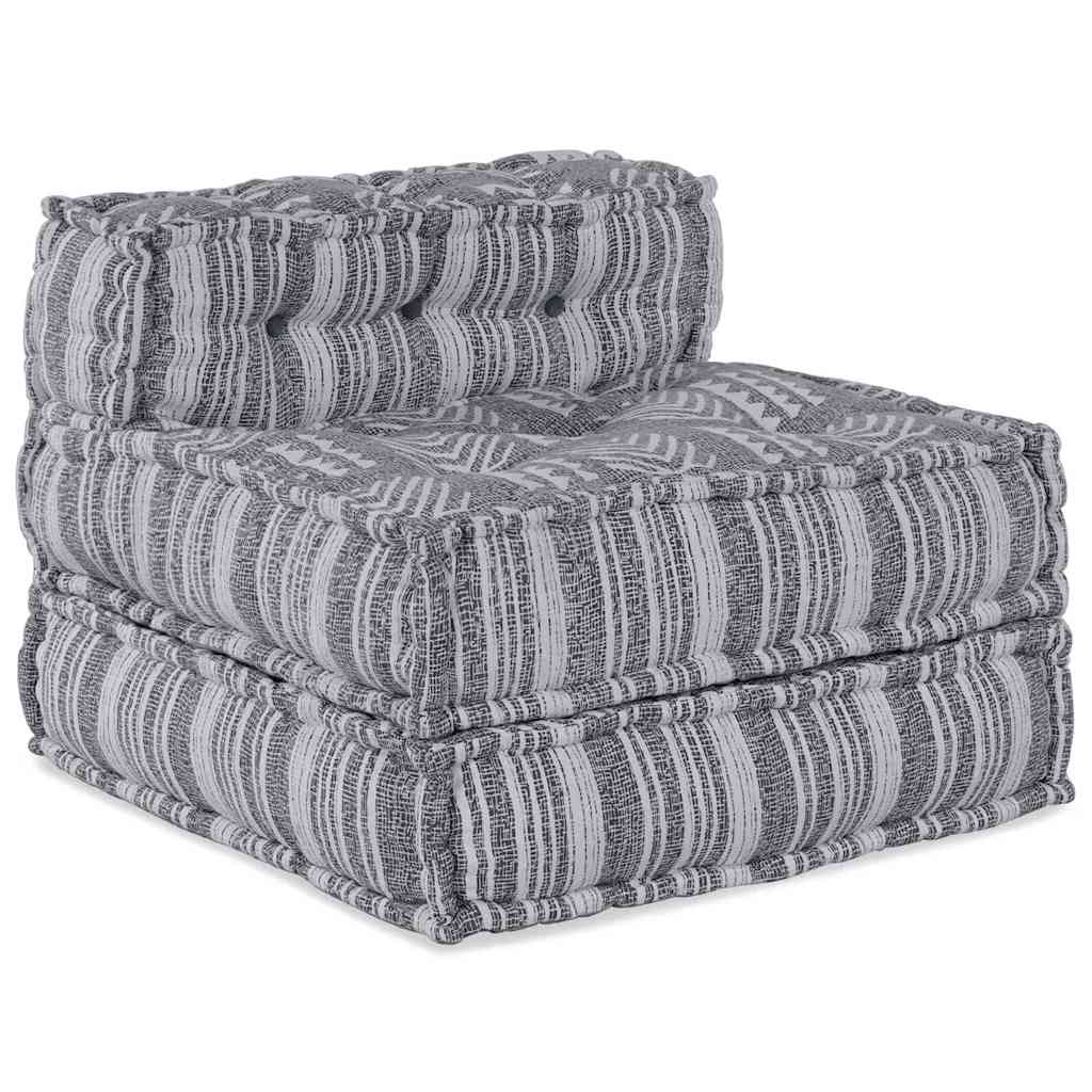Canapé modulable gris Imprimé 70 x 70 x 56 cm Tissu
