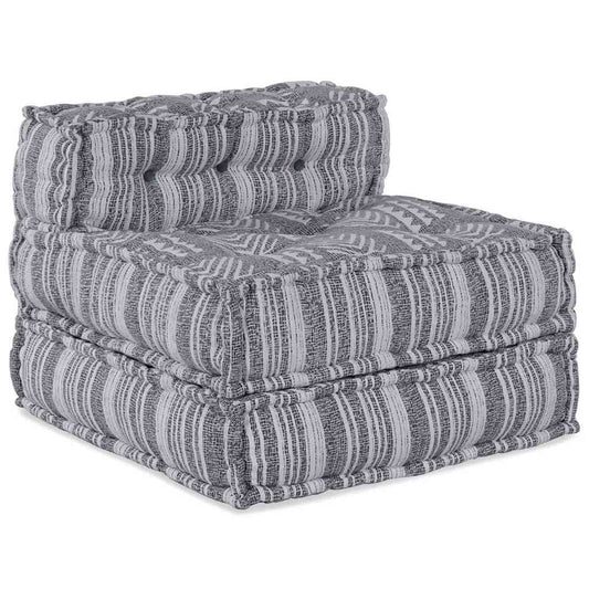 Modulares Sofa Grau Druck 70 x 70 x 56 cm Stoff