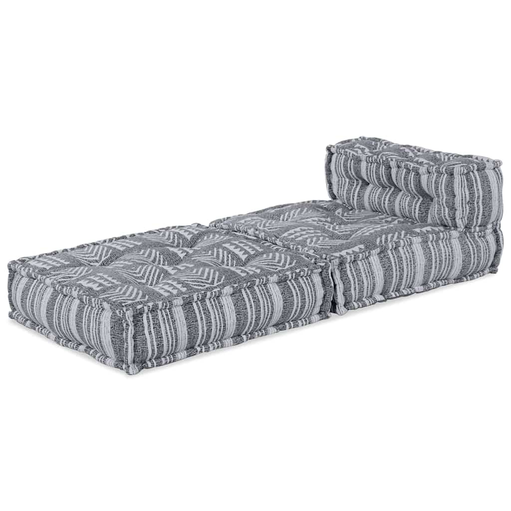 Canapé modulable gris Imprimé 70 x 70 x 56 cm Tissu