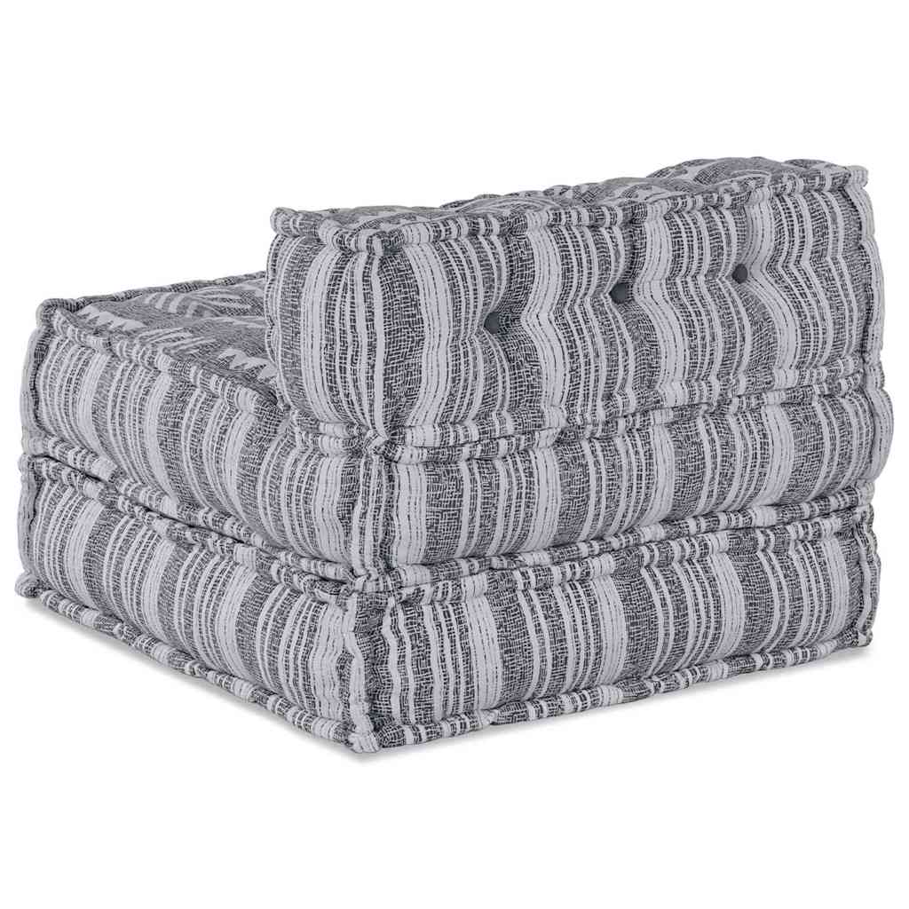 Canapé modulable gris Imprimé 70 x 70 x 56 cm Tissu
