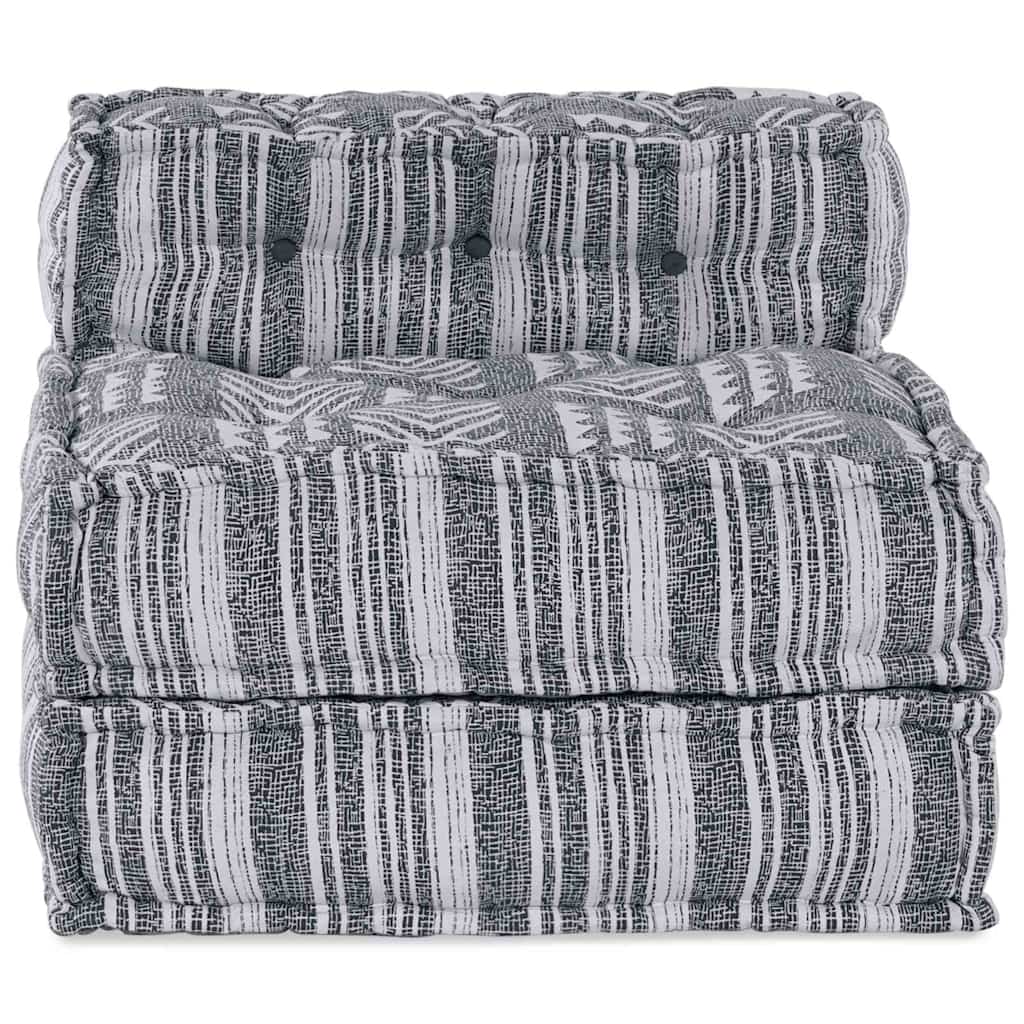 Canapé modulable gris Imprimé 70 x 70 x 56 cm Tissu