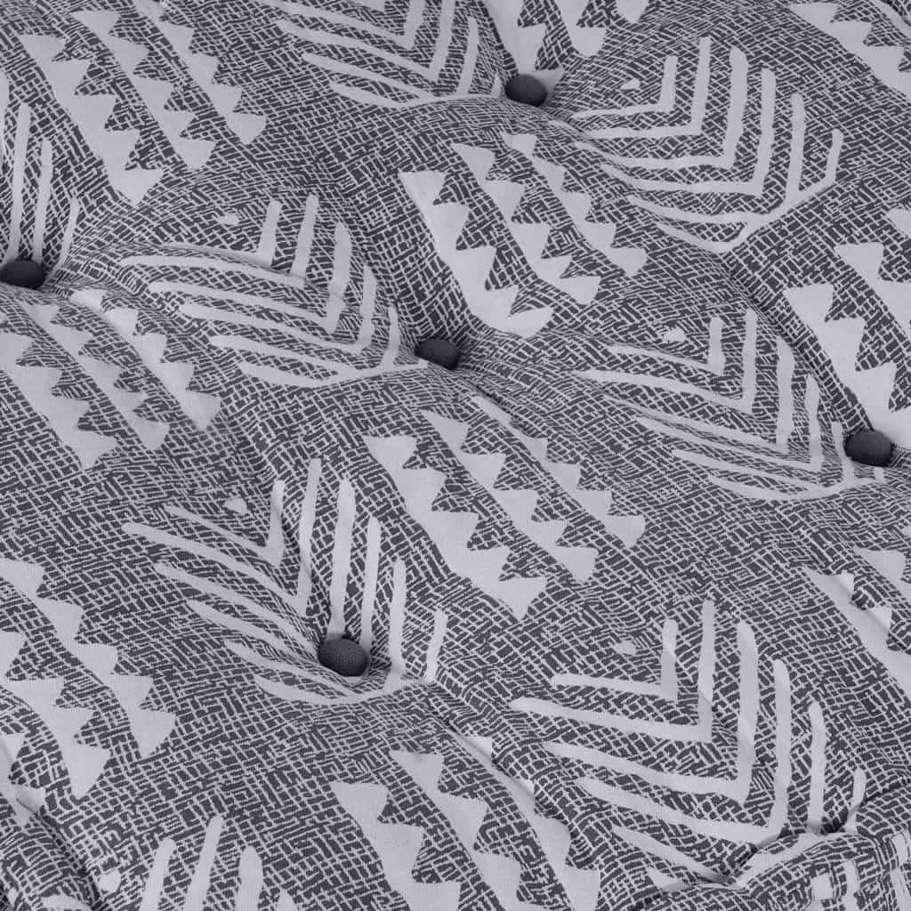 Canapé modulable gris Imprimé 70 x 70 x 36 cm Tissu