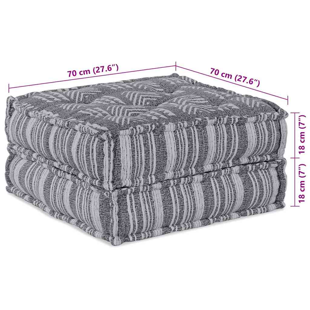 Canapé modulable gris Imprimé 70 x 70 x 36 cm Tissu