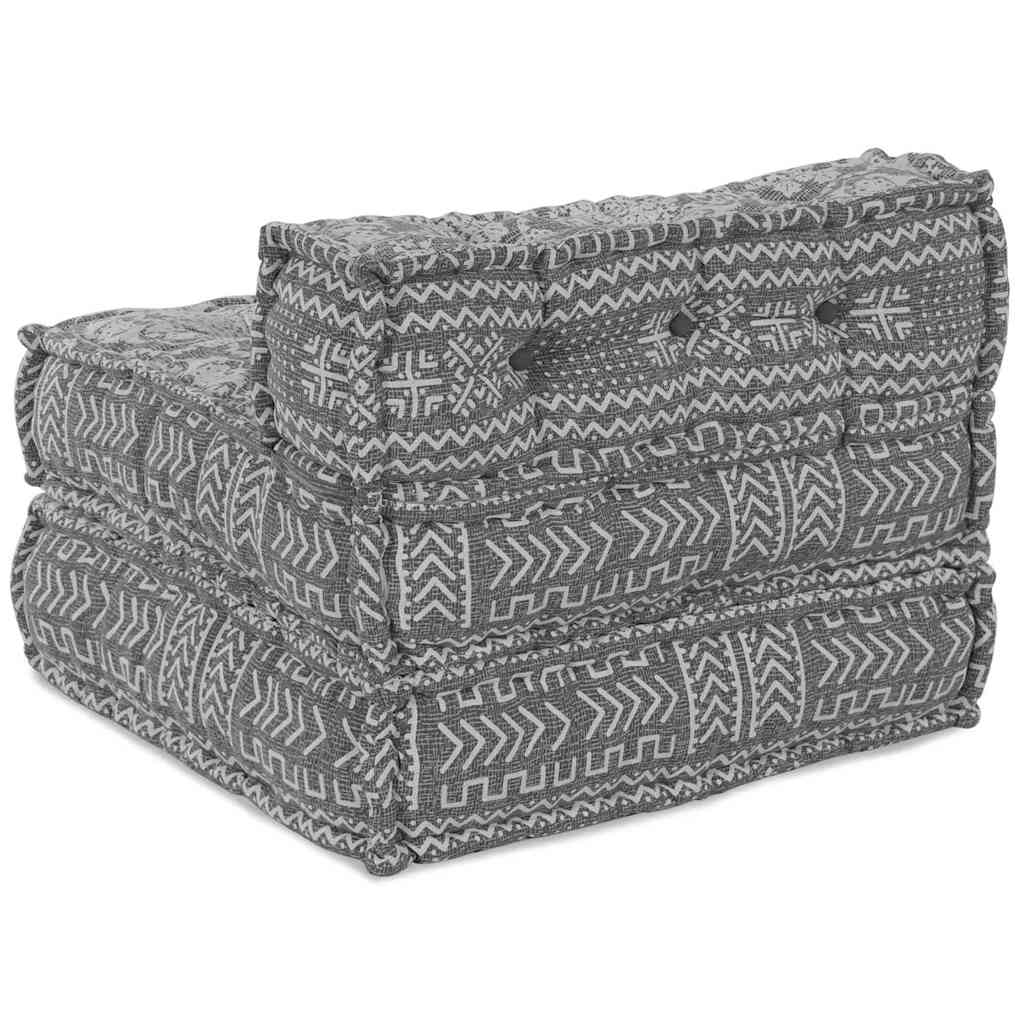 Canapé modulaire gris clair 70 x 70 x 56 cm Tissu