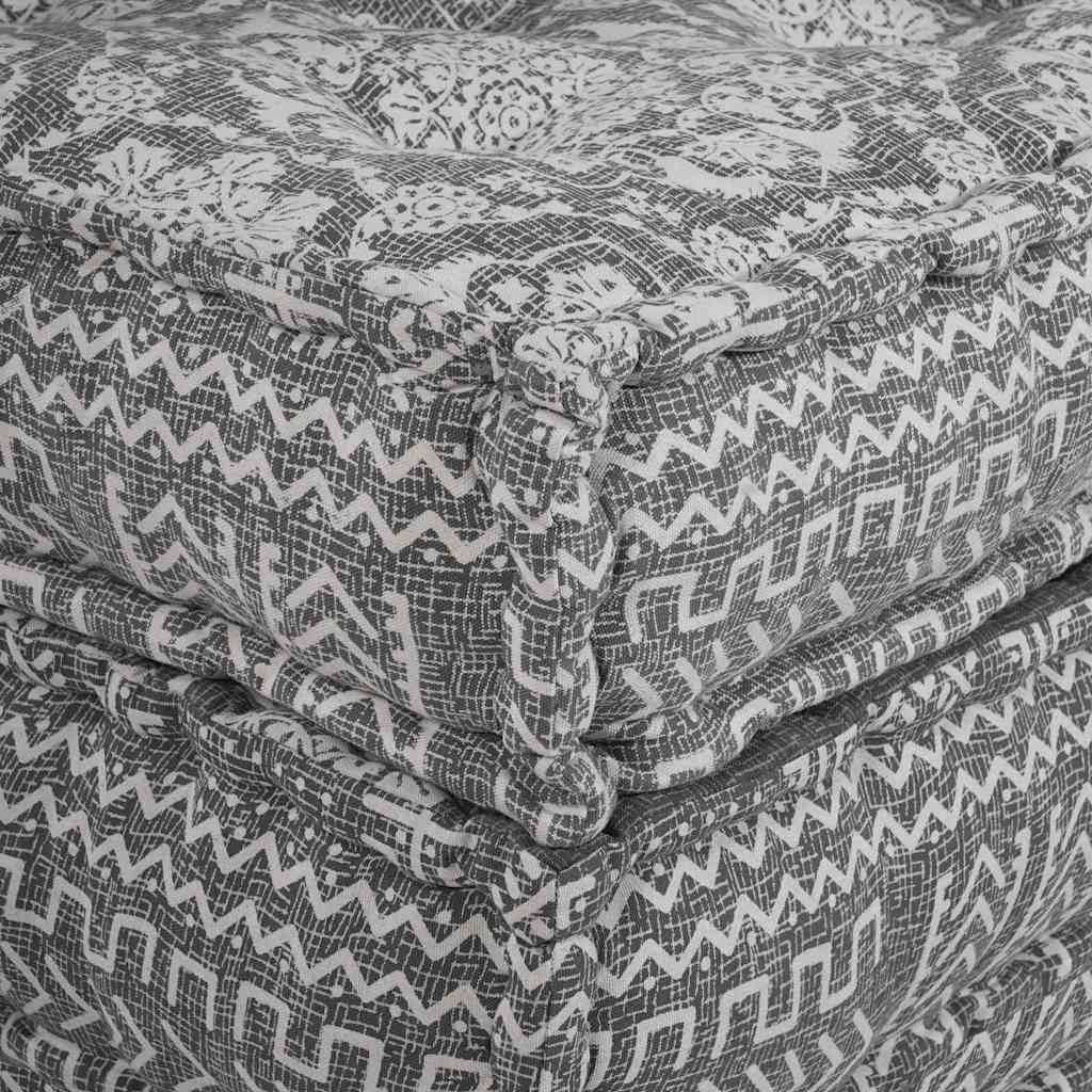 Modulares Sofa Hellgrau 70 x 70 x 36 cm Stoff