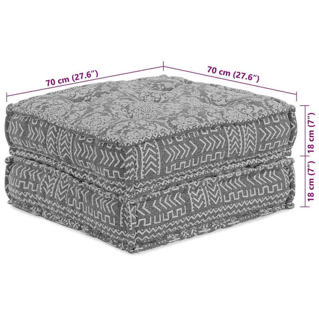 Modulares Sofa Hellgrau 70 x 70 x 36 cm Stoff