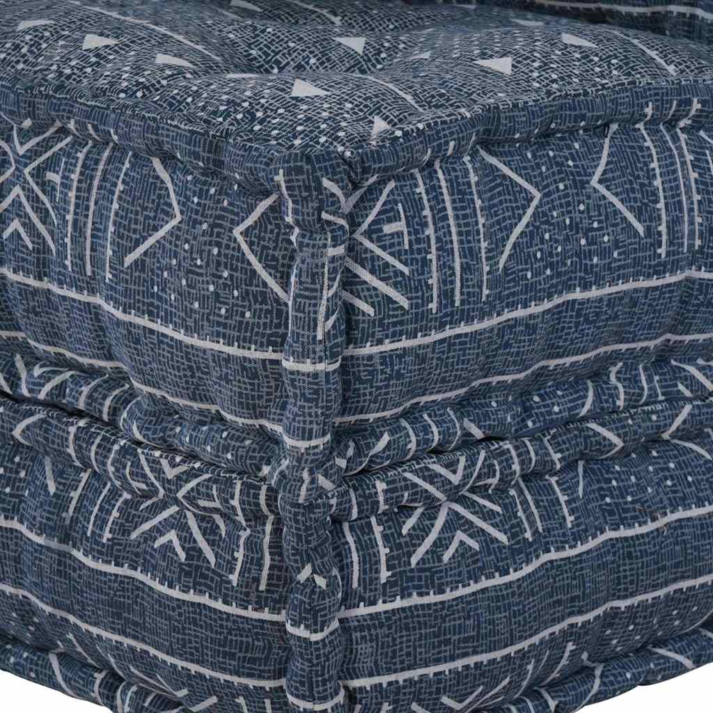 Modular Sofa Indigo Print 70 x 70 x 56 cm Fabric