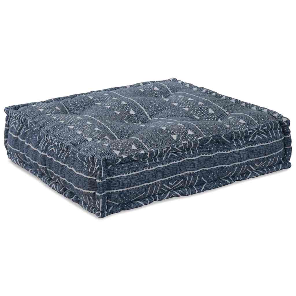Modular Sofa Indigo Print 70 x 70 x 56 cm Fabric