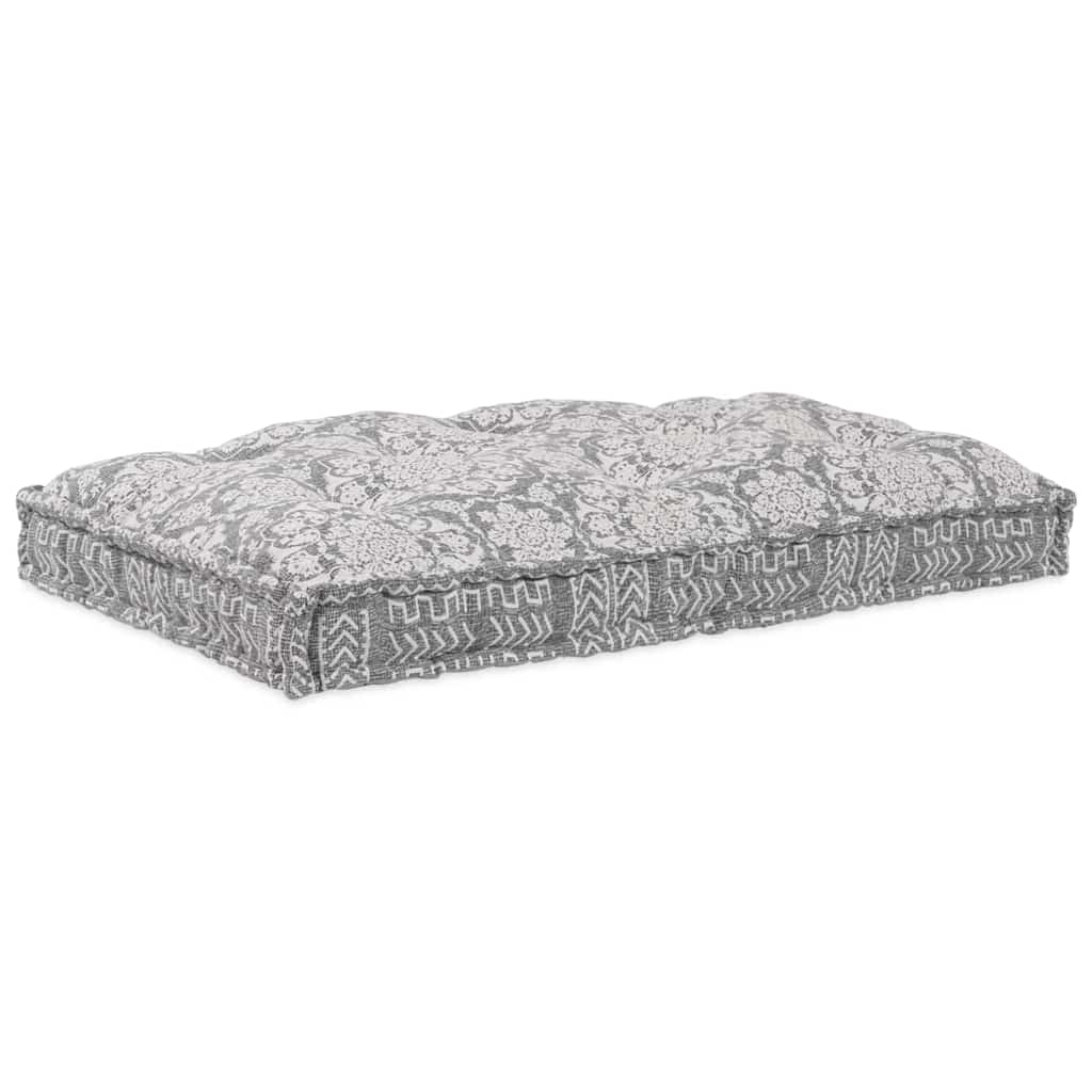 Modulares Sofa Hellgrau 120 x 80 x 12 cm Stoff