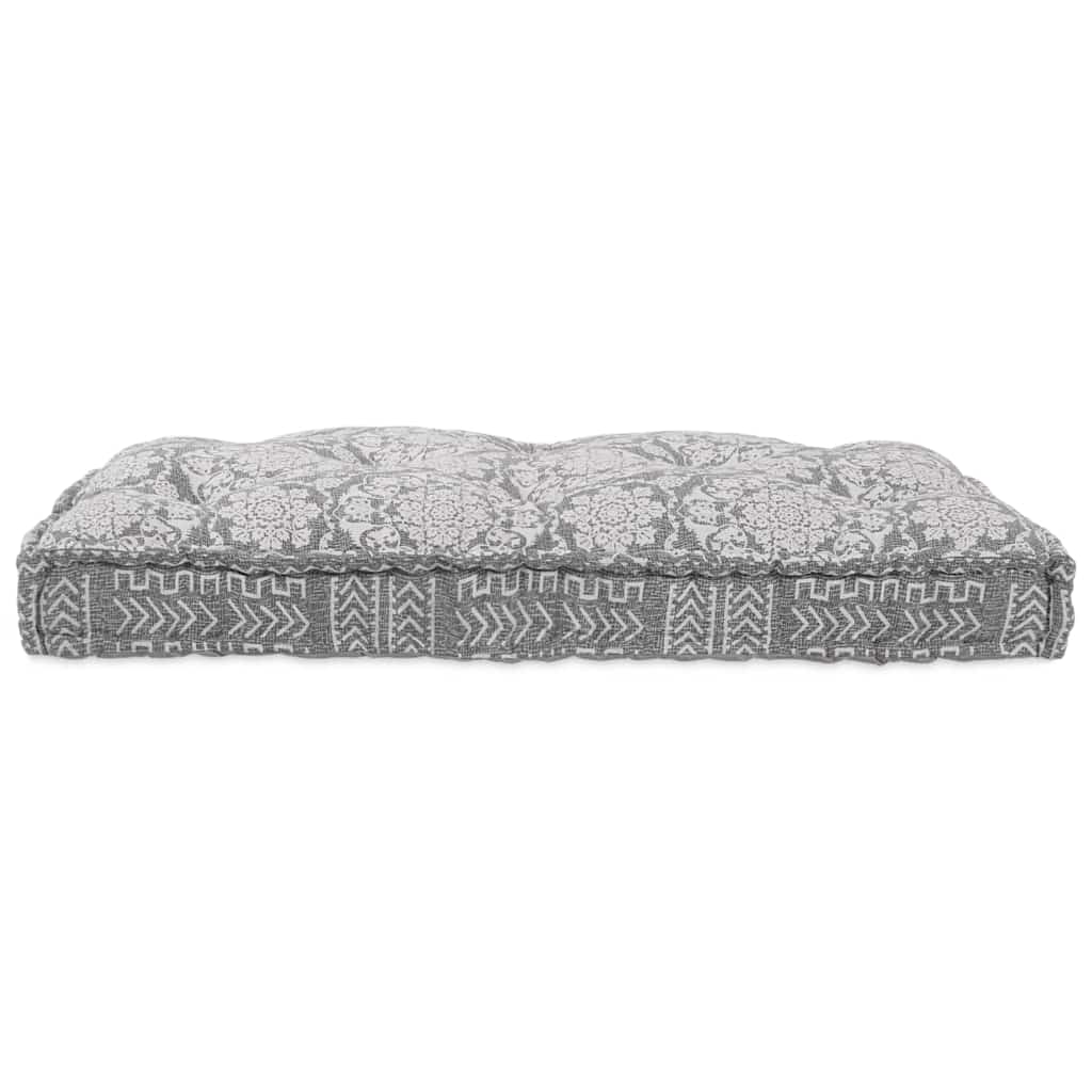 Modulares Sofa Hellgrau 120 x 80 x 12 cm Stoff