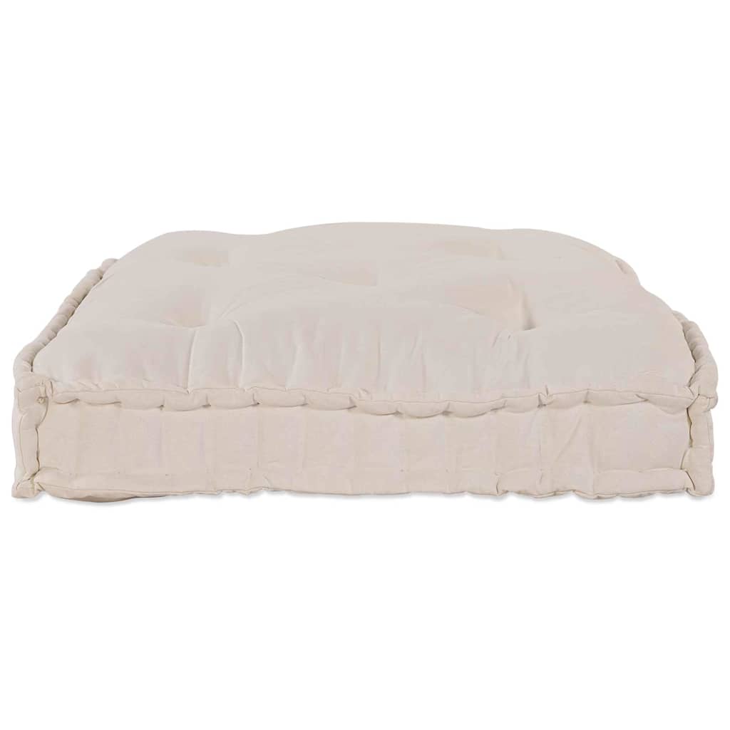 Modulares Sofa Creme 120 x 80 x 12 cm Stoff