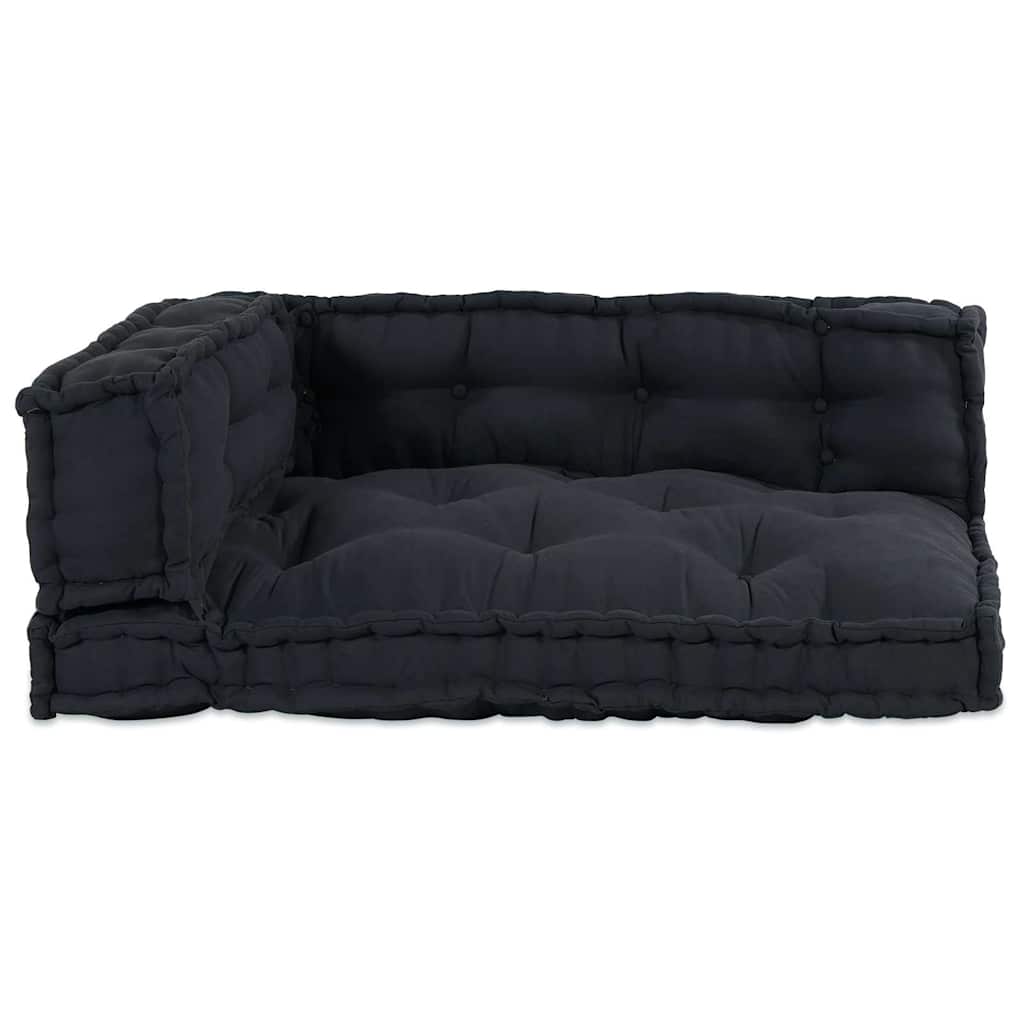 Canapé modulable 3 pcs Anthracite 120 x 80 x 38 cm Tissu