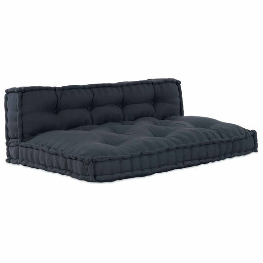 Modulares Sofa 2 pcs Anthrazit 120 x 80 x 38 cm Stoff