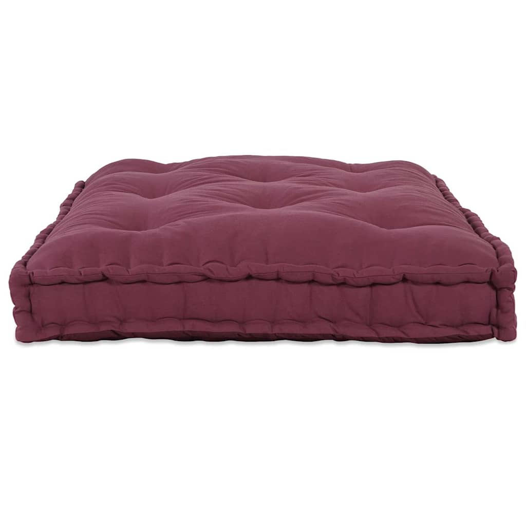 Coussin de canapé marron châtaigne 120 x 80 x 12 cm Tissu