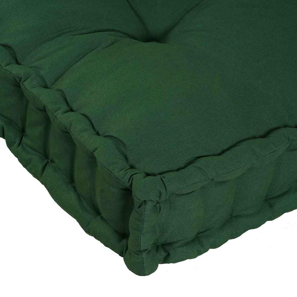Pallet Sofa Kissen Grün Stoff