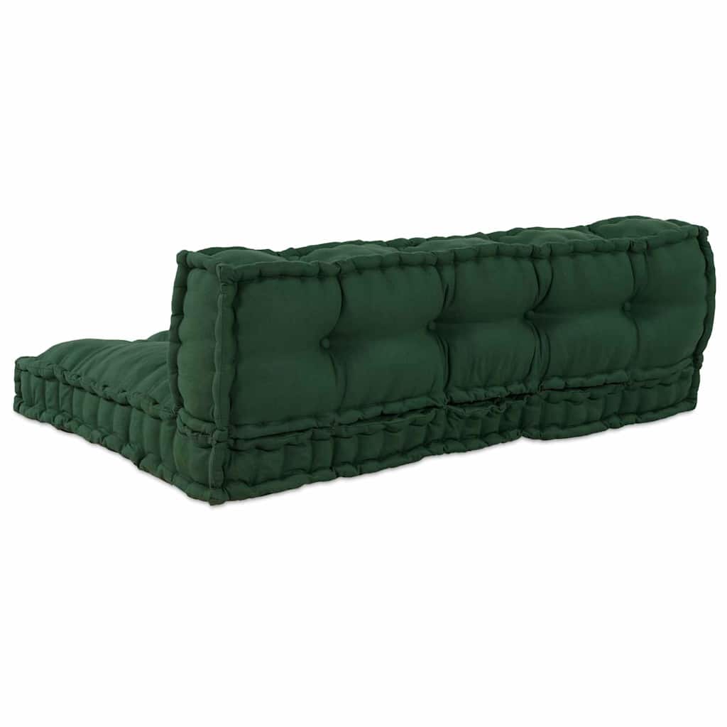 Pallet Sofa Kissen Grün Stoff