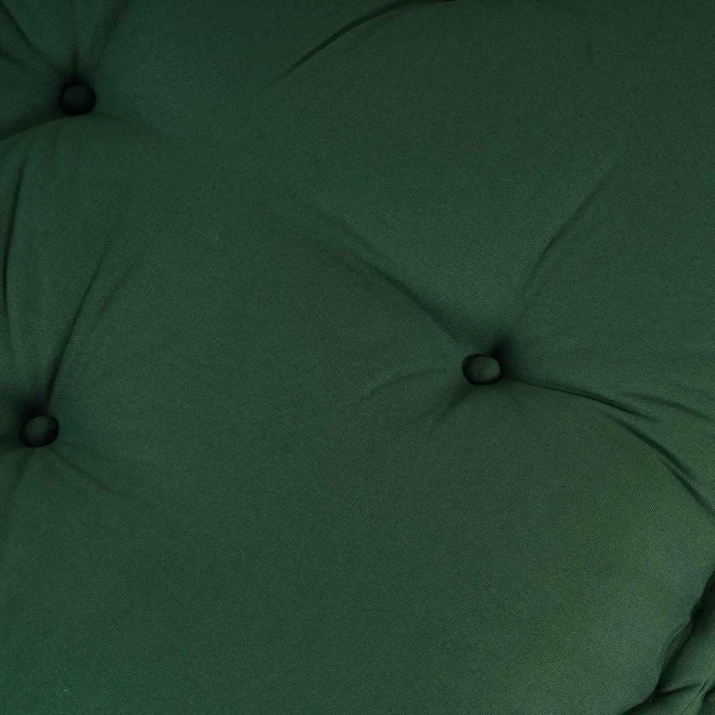 Canapé modulable vert 120 x 80 x 12 cm Tissu