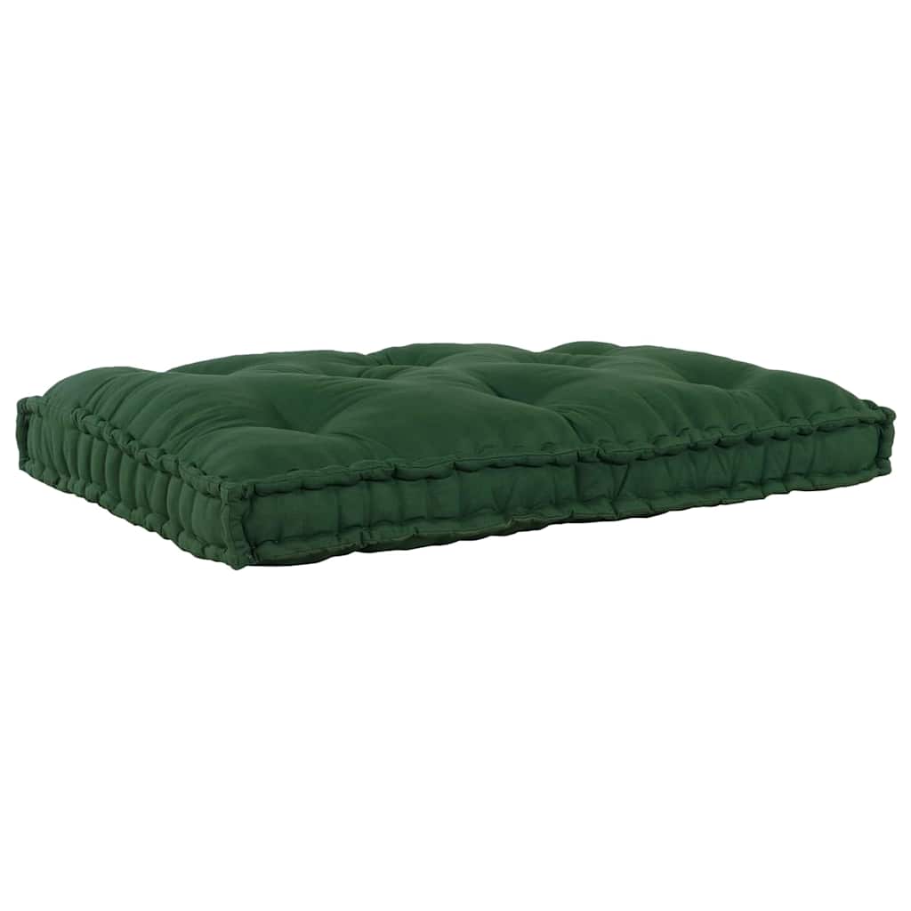 Canapé modulable vert 120 x 80 x 12 cm Tissu