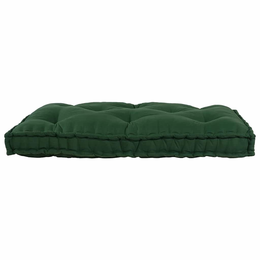 Canapé modulable vert 120 x 80 x 12 cm Tissu