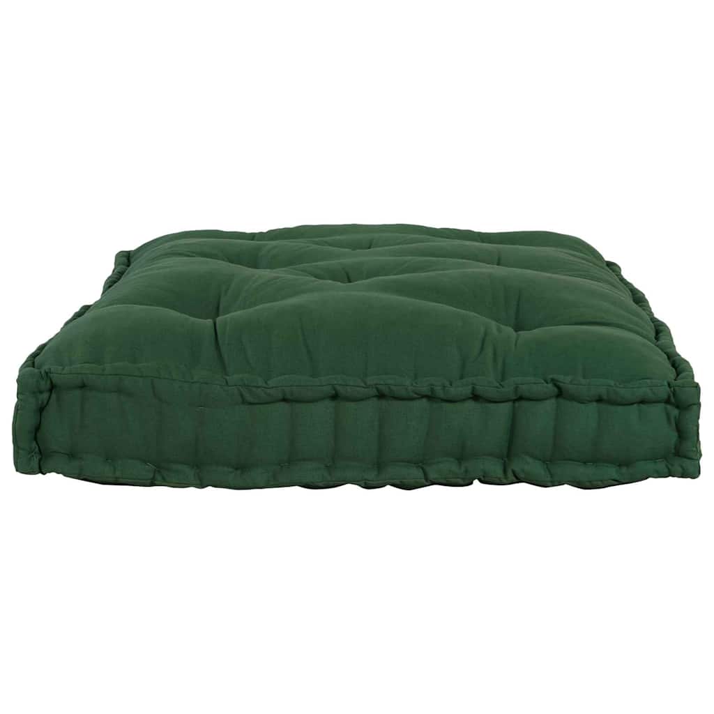 Canapé modulable vert 120 x 80 x 12 cm Tissu