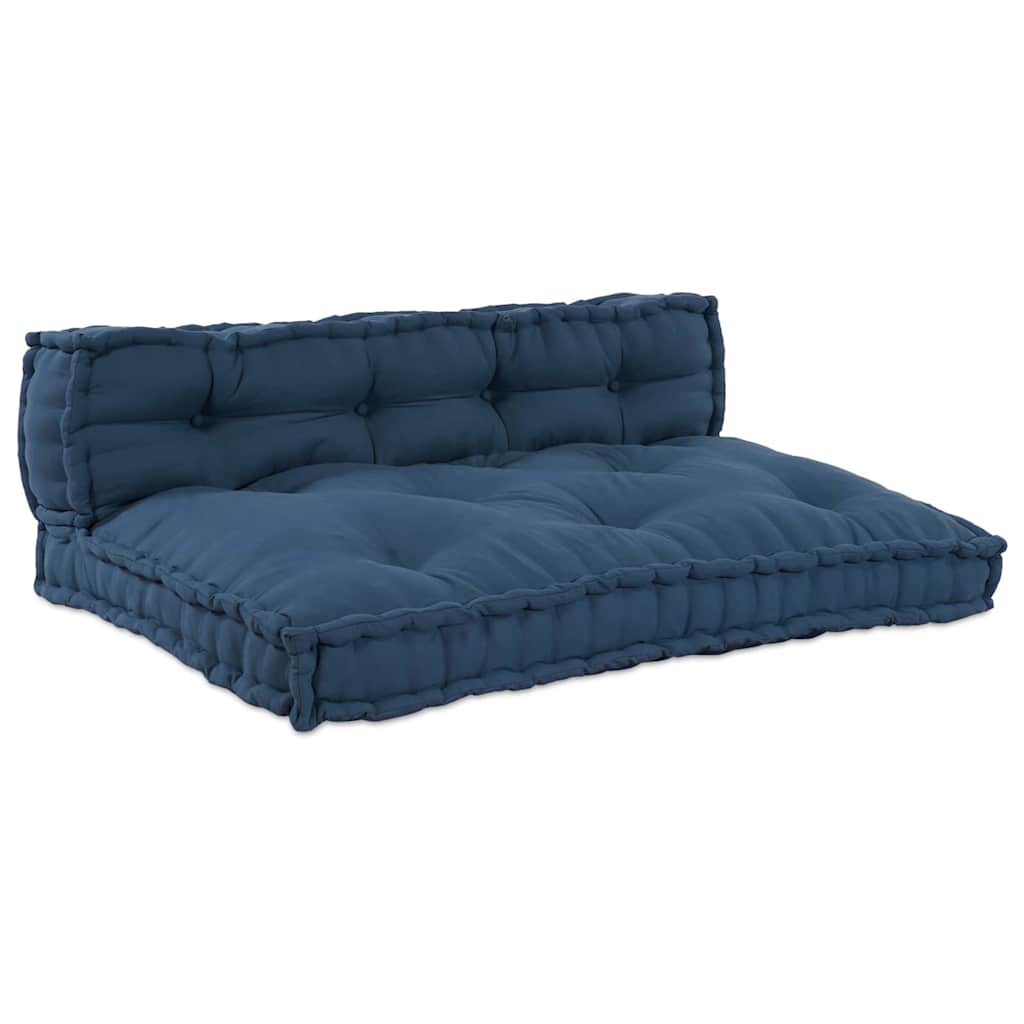 Modulares Sofa 2 pcs Indigo 120 x 80 x 38 cm Stoff