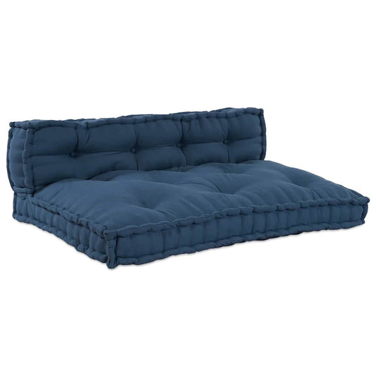 Modulares Sofa 2 pcs Indigo 120 x 80 x 38 cm Stoff