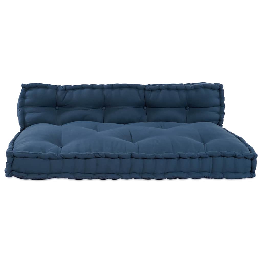 Modulares Sofa 2 pcs Indigo 120 x 80 x 38 cm Stoff