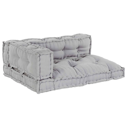 Modulares Sofa 3 pcs Grau 120 x 80 x 38 cm Stoff