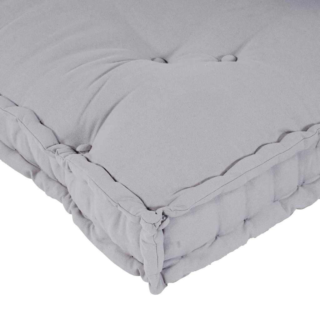 Modular Sofa 2 pcs Grey 120 x 80 x 38 cm Fabric