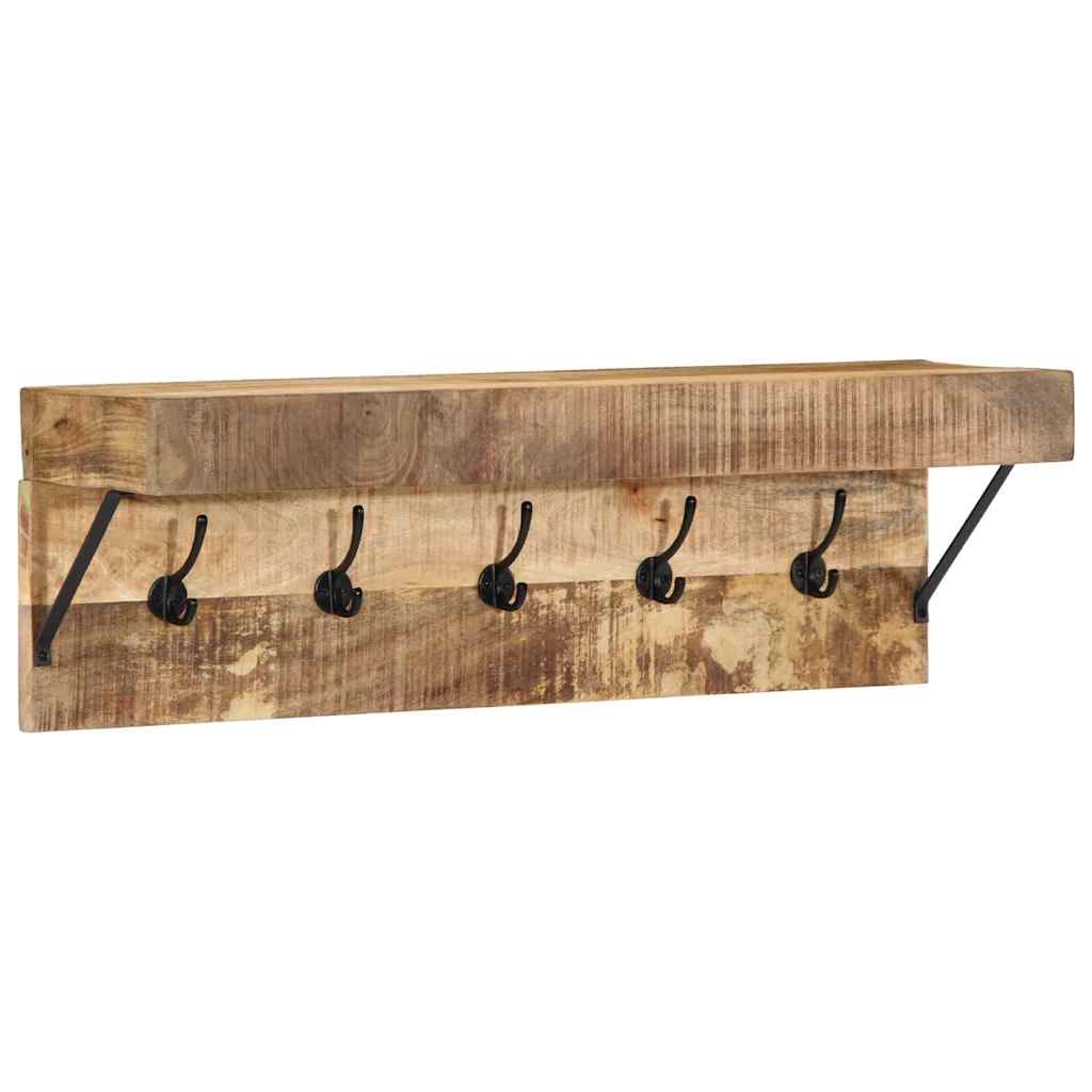 Coat Rack Brown 73 x 19 x 23 cm Solid Mango Wood