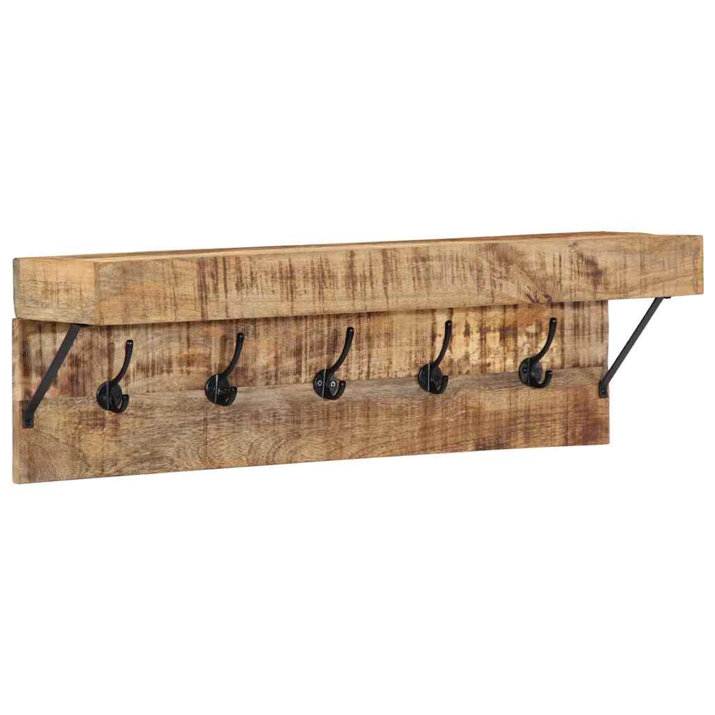 Coat Rack Brown 73 x 19 x 23 cm Solid Mango Wood