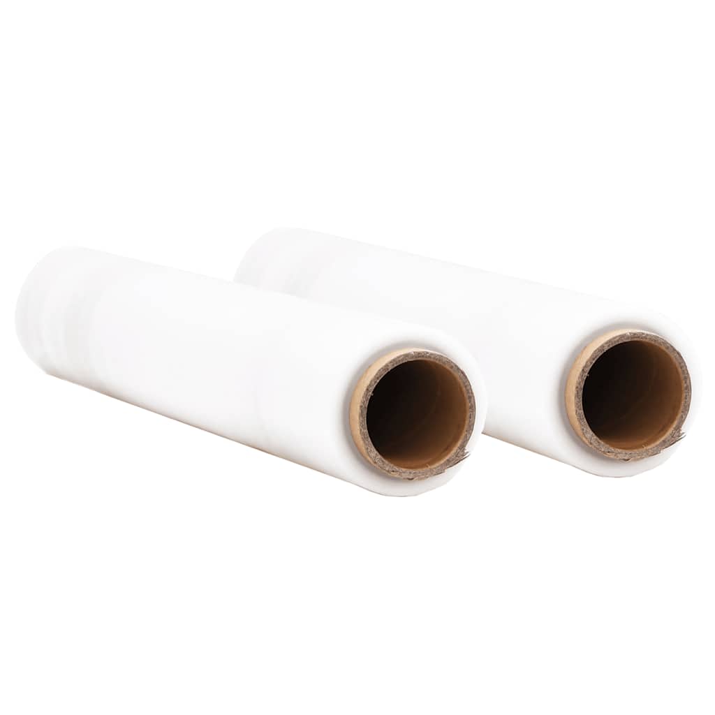 Stretchfolie 2 Stk. Transparent 30 μm 50 cm x 150 m