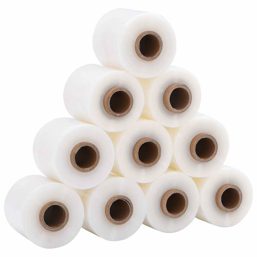 Stretch film with handle, 10 pcs, transparent, 23 µm, 50 cm x 150 m