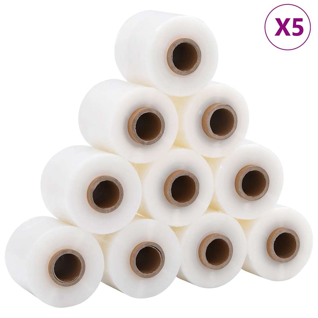 Films étirables 50 pcs. Transparent 23 μm 10 cm x 150 m